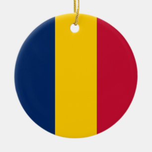 Vlag van Tsjaad Keramisch Ornament