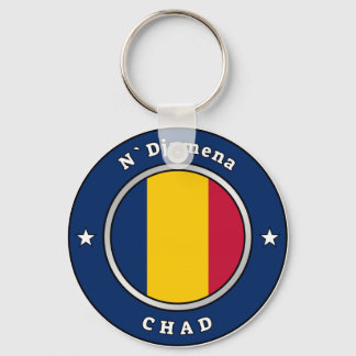 vlag van Tsjaad Sleutelhanger