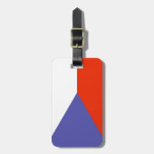Vlag van Tsjechië Bagagelabel (Voorkant verticaal)
