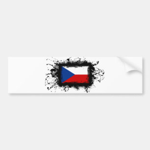 Vlag van Tsjechië Bumpersticker