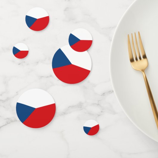 Vlag van Tsjechië Confetti (Groep)