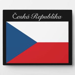 Vlag van Tsjechië Fotoplaat