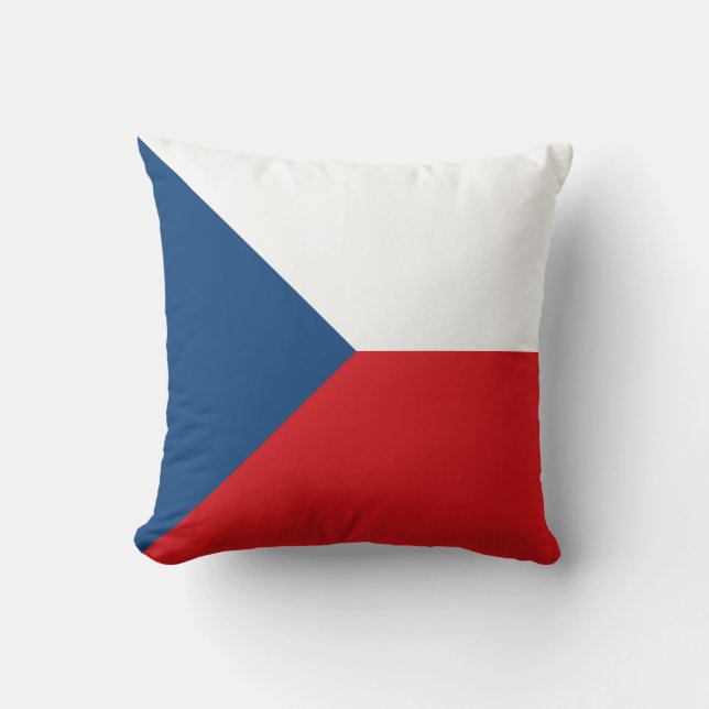 Vlag van Tsjechië Kussen (Voorkant)