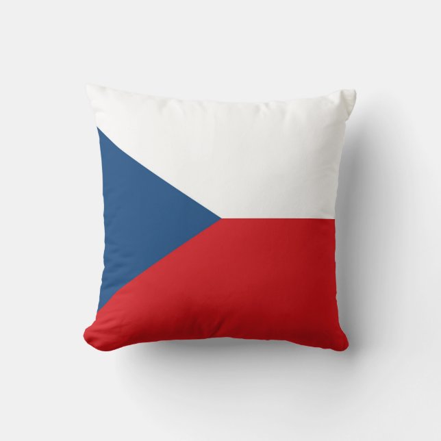 Vlag van Tsjechië Kussen (Voorkant)