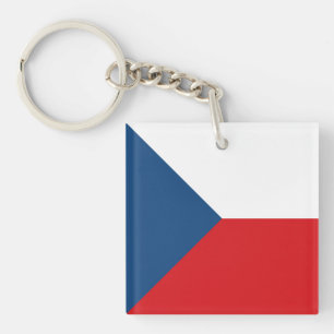 Vlag van Tsjechië Sleutelhanger