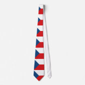 Vlag van Tsjechië Stropdas (Voorkant)