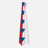 Vlag van Tsjechië Stropdas (Voorkant)