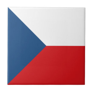 Vlag van Tsjechië Tegeltje