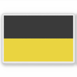 Vlag van Tsjechisch Silezië, historische regio Sticker