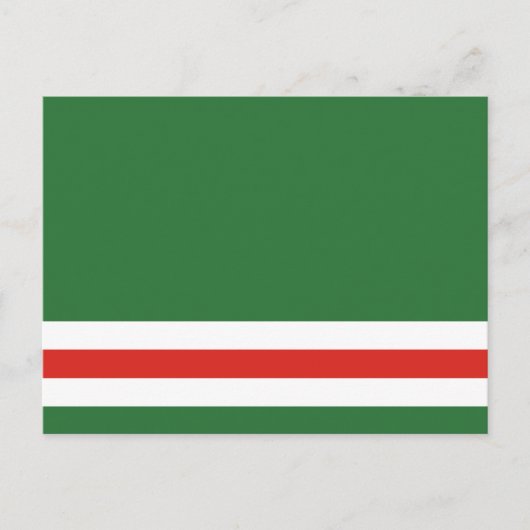 Vlag van Tsjetsjenië Briefkaart (Voorkant)