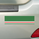 Vlag van Tsjetsjenië Bumpersticker (Op auto)