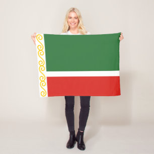 Vlag van Tsjetsjenië Fleece Deken