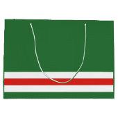 Vlag van Tsjetsjenië Groot Cadeauzakje (Achterkant)