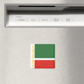 Vlag van Tsjetsjenië Magneet (Insitu (Vaatwasser))