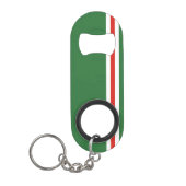 Vlag van Tsjetsjenië Mini Flessenopener (Voorkant)