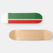 Vlag van Tsjetsjenië Skateboard (Horizontaal)