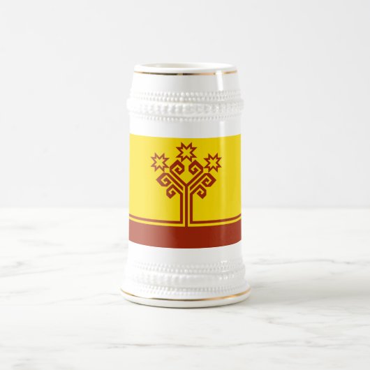 Vlag van Tsjoevasjië Bierpul (Center)