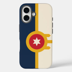 Vlag van Tulsa, Oklahoma iPhone 16 Hoesje