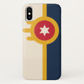 Vlag van Tulsa, Oklahoma Case-Mate iPhone Case (Achterkant)