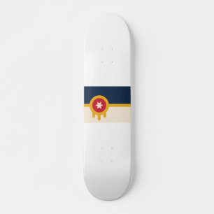 Vlag van Tulsa, Oklahoma Skateboard
