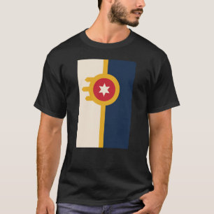 Vlag van Tulsa, Oklahoma T-shirt