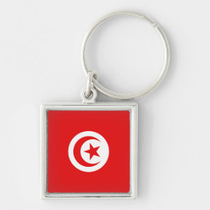 Vlag van Tunesië Sleutelhanger