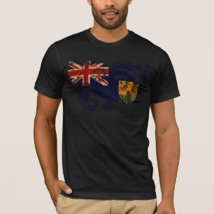 Vlag van Turken en Caicoseilanden T-shirt