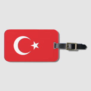Vlag van Turkije Bagagelabel
