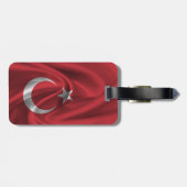Vlag van Turkije Bagagelabel (Achterkant horizontaal)