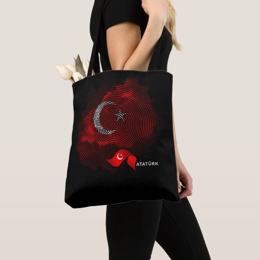 Vlag van Turkije Draagtas (Dichtbij)