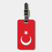 Vlag van Turkije - Easy ID Personal Bagagelabel (Voorkant verticaal)
