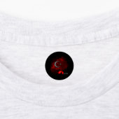 Vlag van Turkije Labels (Aangebracht)