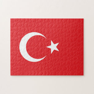 Vlag van Turkije Legpuzzel