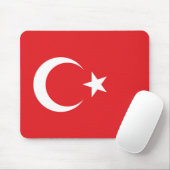 Vlag van Turkije Muismat (Met muis)