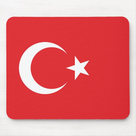 Vlag van Turkije Muismat (Voorkant)