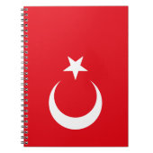 Vlag van Turkije Notitieboek (Voorkant)