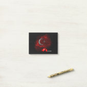 Vlag van Turkije Post-it® Notes (Op bureau)