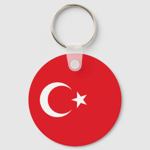 Vlag van Turkije Sleutelhanger