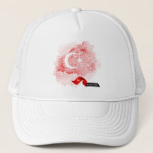 Vlag van Turkije Trucker Pet (Voorkant)
