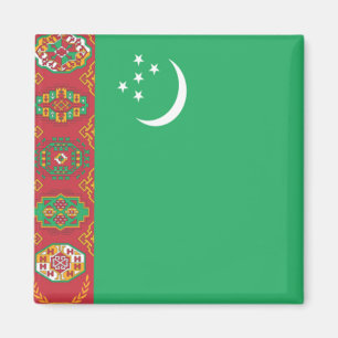 Vlag van Turkmenistan Magneet