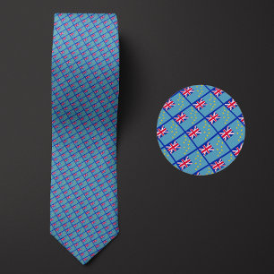 Vlag van Tuvalu Pattern Stropdas