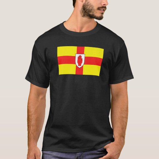 Vlag van Ulster - de Ulster Red Hand Flag Premium T-shirt (Voorkant)