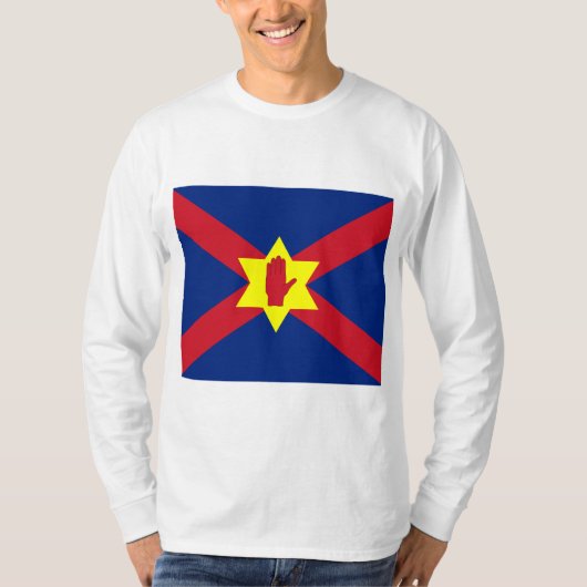 Vlag van Ulster Nation (Noord-Ierland) T-shirt (Voorkant)