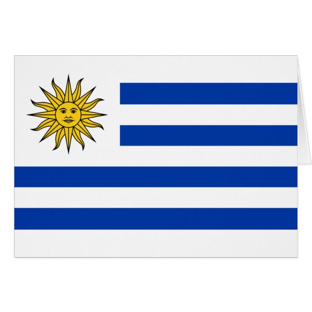 Vlag van Uruguay (Voorkant Horizontaal)