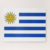 vlag van Uruguay National World Legpuzzel (Horizontaal)