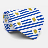 Vlag van Uruguay Stropdas (Opgerold)