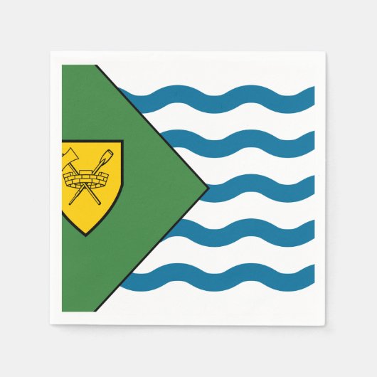 Vlag van Vancouver, Brits-Columbia Servet (Voorkant)