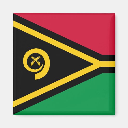 Vlag van Vanuatu Magneet (Voorkant)