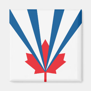 Vlag van Vaughan (Ontario, Canada) Magneet