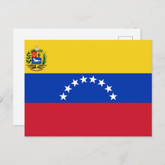 Vlag van Venezuela Briefkaart (Voorkant / Achterkant)